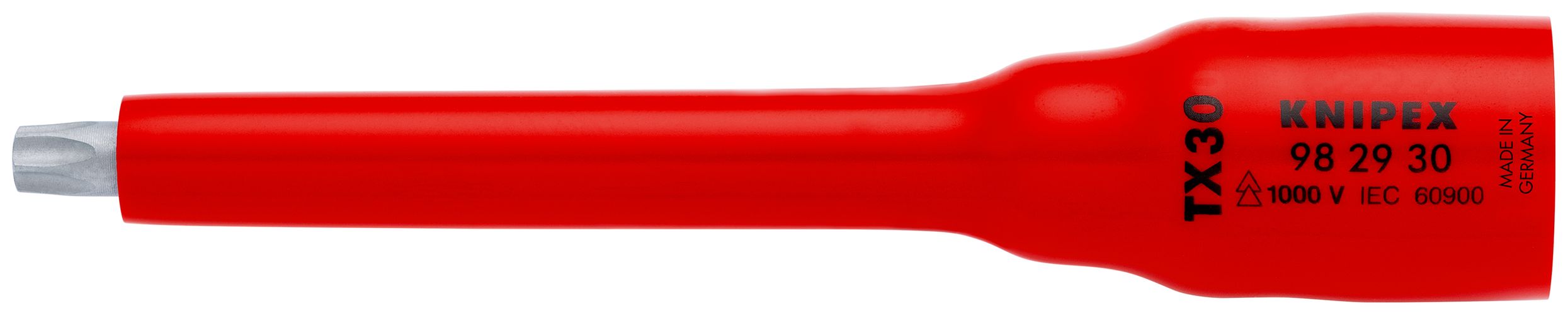 KNIPEX 98 29 30 Socket 3/8'' for TX30 123 mm 98 29 30 4003773084624