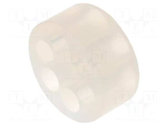 Insert for gland; 7.5mm; PG29; IP54; silicone; Holes no: 6 LAPP DIX-29675