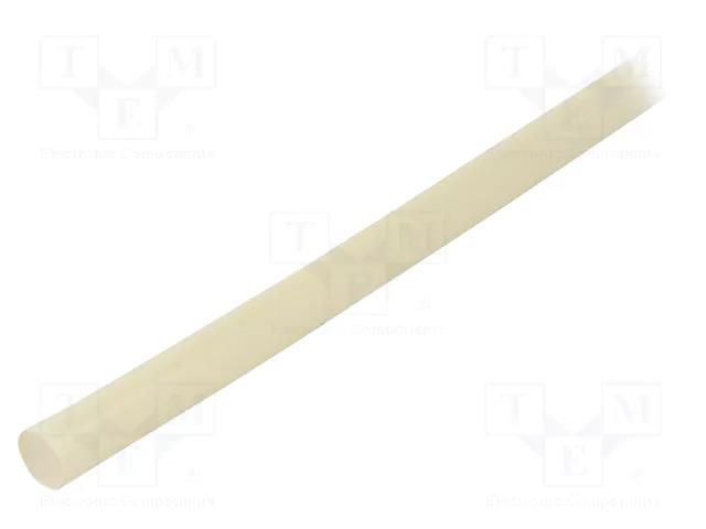 Insulating tube; fiberglass; natural; -20÷155°C; Øint: 14mm SYNFLEX FGS-14-NA-1