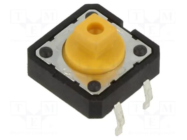 Microswitch TACT; SPST-NO; Pos: 2; 0.05A/12VDC; THT; none; 1.6N C&K PTS125SJM732LFS