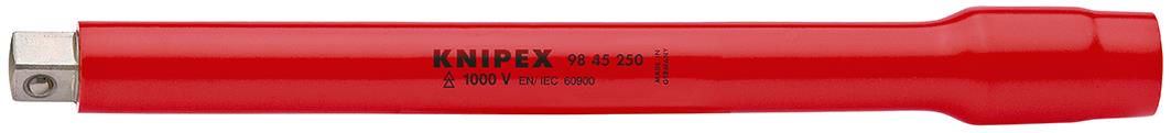 KNIPEX 98 45 250 Extension Bar with internal/external square 1/2" 250 mm 98 45 250 4003773020820