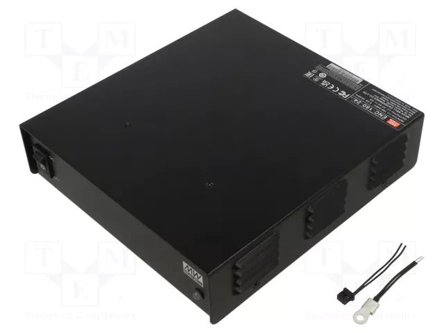 Charger: for rechargeable batteries; 8A; 30÷80Ah; 13.8VDC; 89% MEAN WELL ENC-120-12