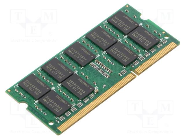 DRAM memory; DDR3 SODIMM ECC; 1600MHz; 1.35÷1.5VDC; industrial GOODRAM INDUSTRIAL GR3A8G160D8L-SEMA