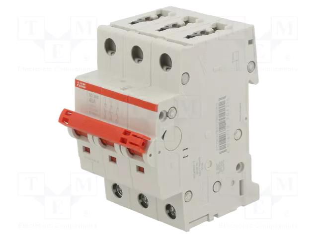 Switch-disconnector; Poles: 3; for DIN rail mounting; 40A; 400VAC ABB SD203/40