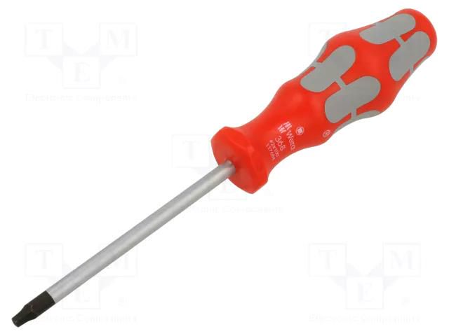 Screwdriver; square; #2; Blade length: 100mm; Overall len: 205mm WERA WERA.05117684001