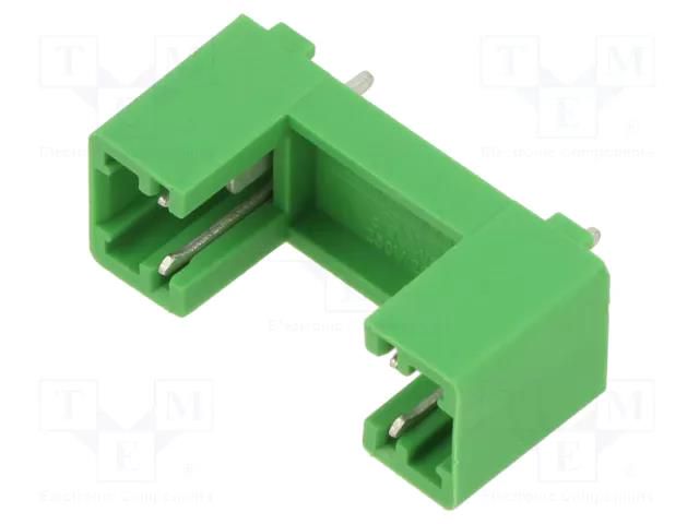 Fuse holder; THT; 5x20mm; -30÷85°C; 6.3A; thermoplastic; green ESKA 509100