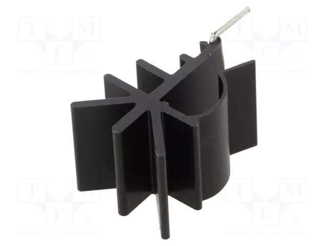 Heatsink: extruded; Y; black; L: 20mm; W: 20mm; H: 36mm; 9.8K/W FISCHER ELEKTRONIK FK248SA-220