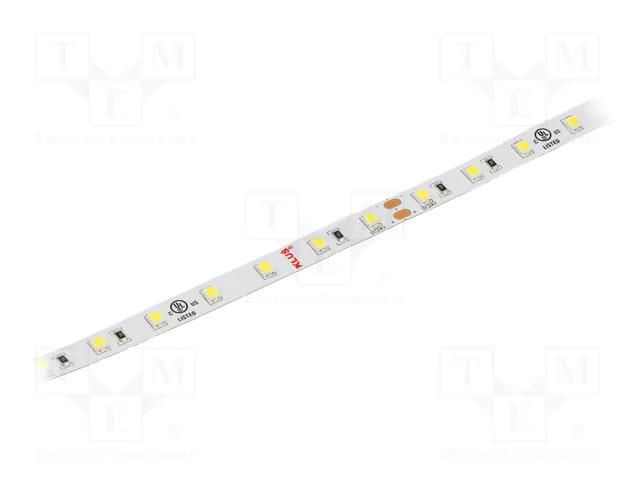 LED tape; white neutral; LED/m: 70; 8mm; IP20; 120°; 4.8W/m; 24VDC KLUŚ K-40-0480-24V