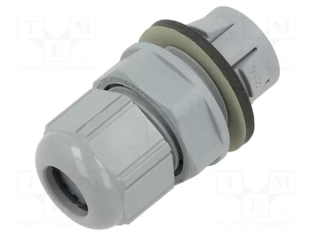 Cable gland; IP68; polyamide; dark grey; push-in; SKINTOP® LAPP LP-53112879