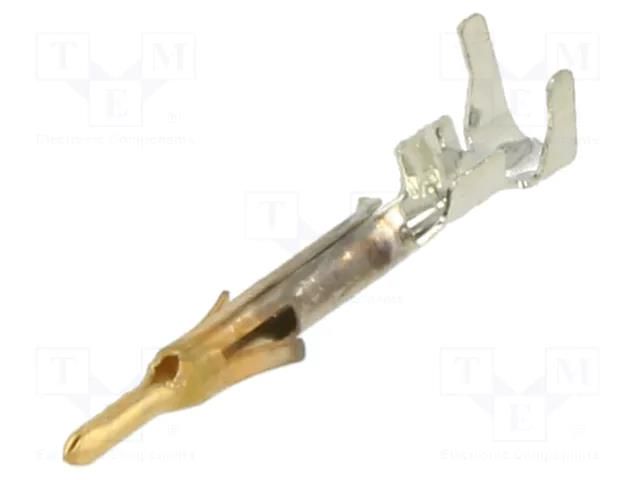 Contact; male; brass; selectively gold plated; 0.3÷0.8mm2; bulk TE Connectivity 1-770987-0