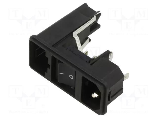 IEC 60320 connector KD14.1101.107 SCHURTER KD14.1101.107