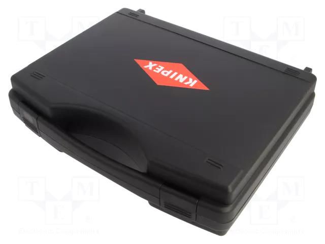 Case; tool case; black; 345x280x80mm KNIPEX KNP.979101LE