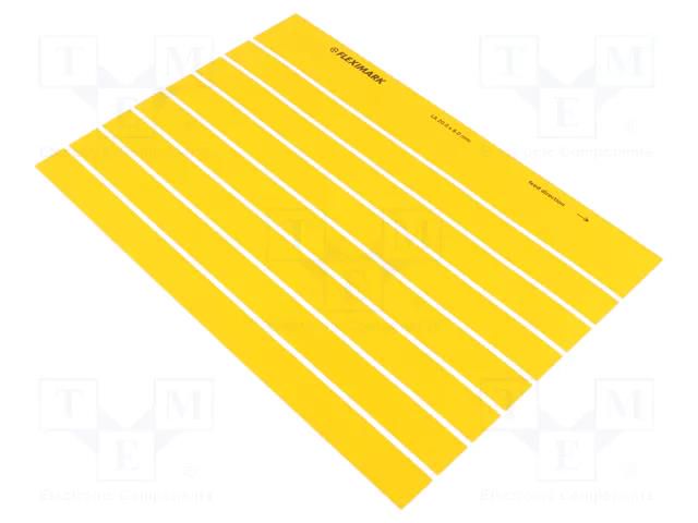 Label; 20mm; 8mm; yellow; self-adhesive; -40÷150°C; FLEXIMARK® LAPP LP-83256213