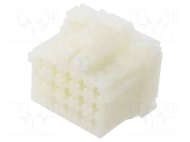 Connector: automotive; plug; female; MCP 2.8; PIN: 15; for cable TE Connectivity 7-968973-1