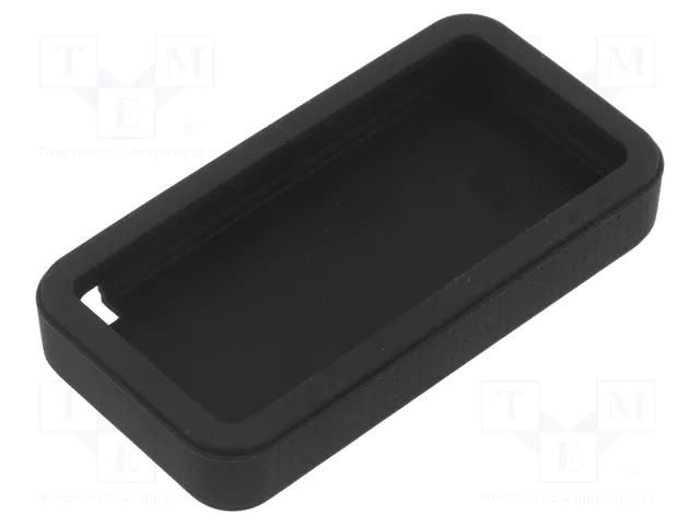 Silicone protector; 93.6x48.6x15.5mm; Colour: black TAKACHI TKC-CSSC90-CL-B