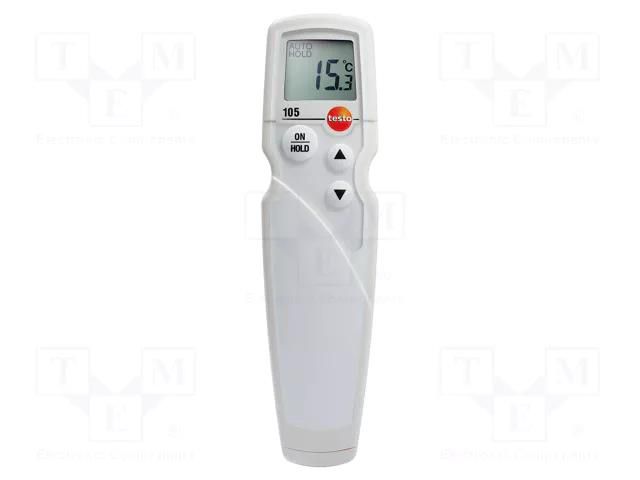 Meter: temperature; digital; LCD; -50÷275°C; IP65; Unit: °C TESTO TESTO105-SET