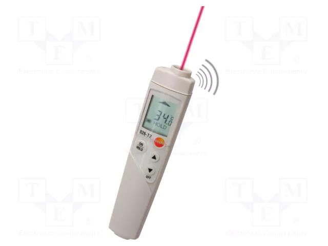 Meter: temperature; digital; LCD; -50÷300°C; ±2%; Resol: 0.1°C TESTO TESTO826-T2