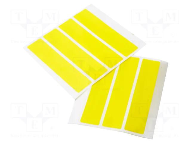 Splice tape; ESD; 44mm; 1000pcs; Features: self-adhesive; yellow ANTISTAT ATS-029-1056