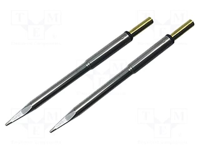 Tip; cutting; 1.3mm; 413°C; for soldering station; 2pcs. METCAL PTTC-702