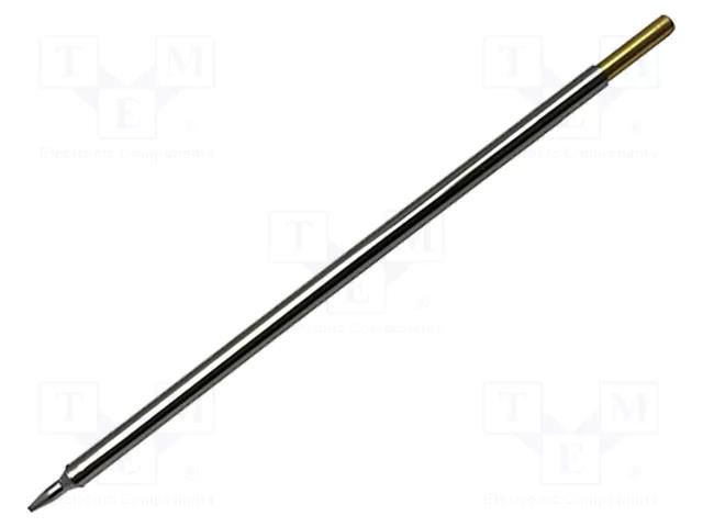 Tip; chisel,elongated; 1.4mm; 413°C; for soldering station METCAL STTC-138