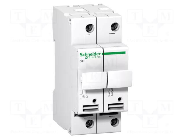 Fuse acces: fuse disconnector; Poles: 2; 500VAC; 25A; 10x38mm SCHNEIDER ELECTRIC A9N15651