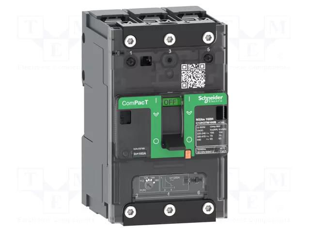 Power breaker; Inom: 25A; IP40; -25÷70°C; Short circuit cap: 25kA SCHNEIDER ELECTRIC C11B3TM025B