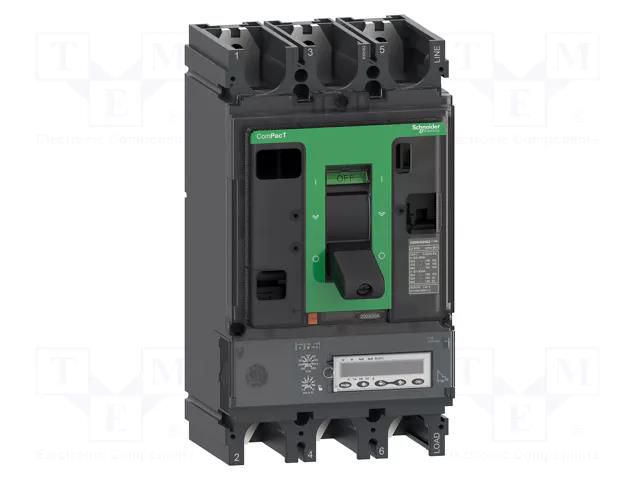 Power breaker; Poles: 3; for DIN rail mounting; Inom: 400A; IP40 SCHNEIDER ELECTRIC C40W35E400