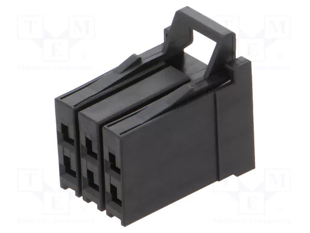 Connector: wire-board; socket,plug; female; PIN: 6; 600V; 5.08mm TE Connectivity 1318095-1