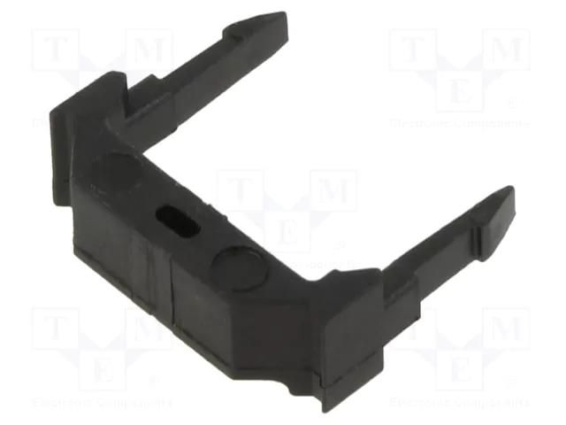 Cable clamp; PIN: 10; snap fastener; IDC connectors; black TE Connectivity 499252-5