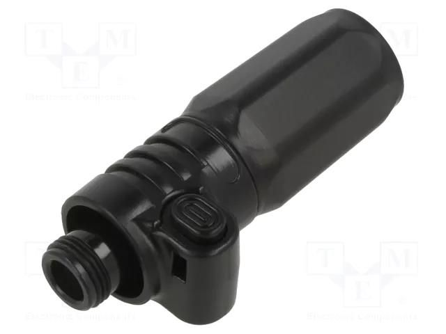 Connector: DC supply; plug; female; PIN: 1; for cable; crimped; 1kV CONNFLY DS1168-01-120FSBYX