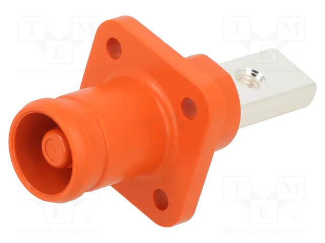 Connector: DC supply; socket; male; 1kV; PIN: 1; straight; screw CONNFLY DS1168-02-200MSEYX