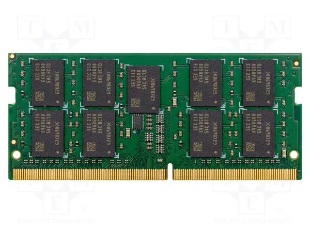 DRAM memory; DDR4 SODIMM ECC; 2666MHz; 1.2VDC; industrial; 1Gx8 GOODRAM INDUSTRIAL GR4A16G266D8C-SCWE