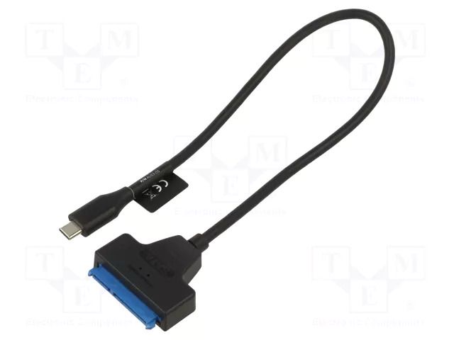 USB to SATA adapter; SATA plug,USB C plug; 0.2m; Cablexpert GEMBIRD AUS3-03