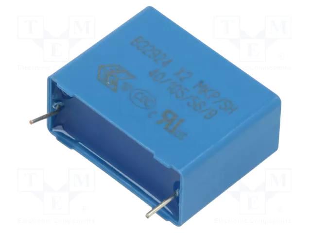 Capacitor: polypropylene; X2; 2.2uF; 305VAC; 31.5x24.5x14mm; THT EPCOS B32924C3225M000