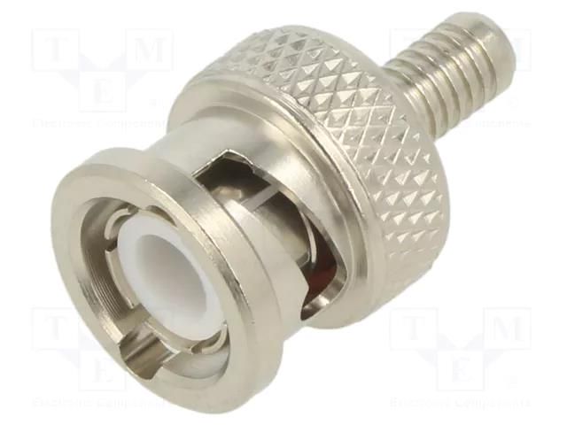 Connector: BNC; plug; male; straight; 50Ω; RG174,RG316; crimped RADIALL R141-075-000