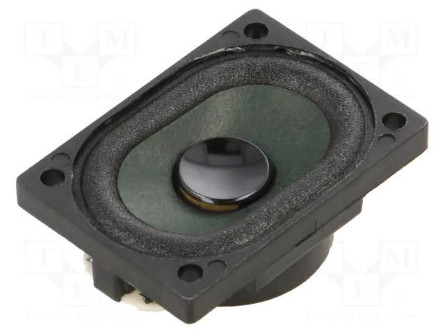 Loudspeaker; 2W; 4Ω; 40x28.4x13mm; 0÷20000Hz; Sound level: 86dB PUI AUDIO AS04004PO-R