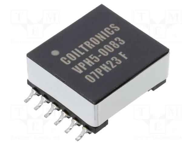 Transformer: impulse; 12uH; -40÷125°C; ±20%; 1.7A; 71.1mΩ EATON ELECTRONICS VPH5-0083-R