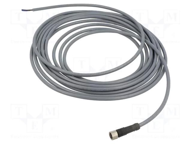 Cable: for sensors/automation; M8; PIN: 3; straight; 5m; plug; 75VDC TELEMECANIQUE SENSORS XZCPV0566L5