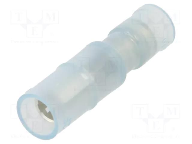 Terminal: round; female; Ø: 4mm; 2mm2; crimped; for cable; insulated NICHIFU PC4020-F-BCL