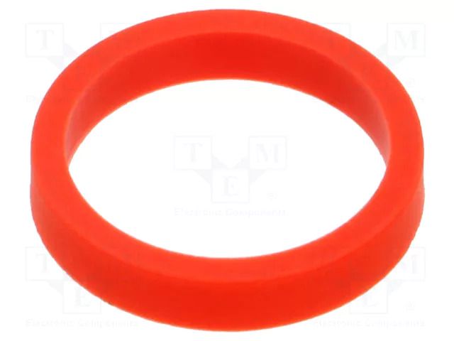 Sleeve; red; for banana sockets STÄUBLI XAS-1R-22