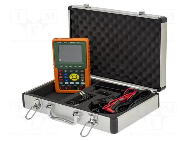 Handheld oscilloscope; 20MHz; 8bit; colour,LCD 3,8"; Ch: 2; 17.5ns EXTECH MS420