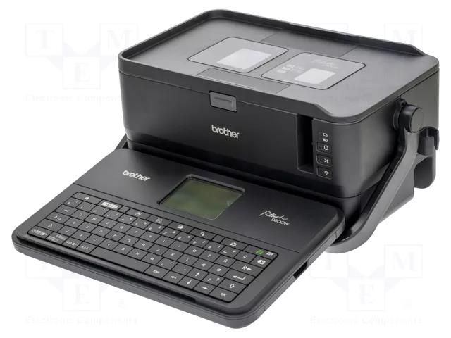 Label printer; Interface: USB 2.0,USB 3.0,WiFi; 60mm/s BROTHER BR-PTD800W