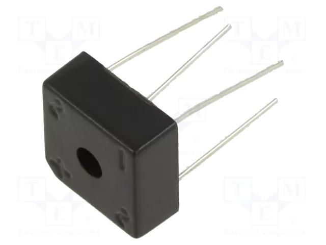 Bridge rectifier: single-phase; Urmax: 800V; If: 3A; Ifsm: 50A; BR-3 DC COMPONENTS BR38-DC