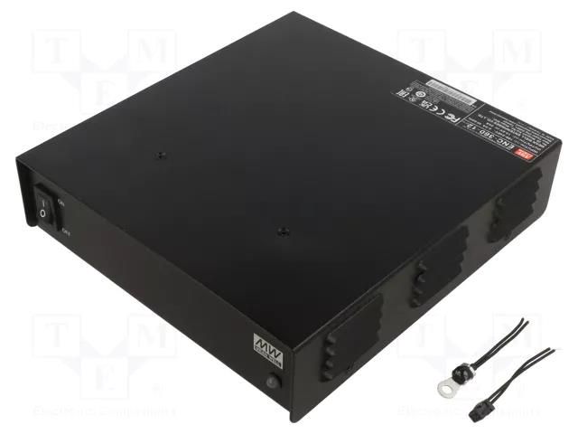 Charger: for rechargeable batteries; 24A; 85÷250Ah; 13.8VDC; 91% MEAN WELL ENC-360-12