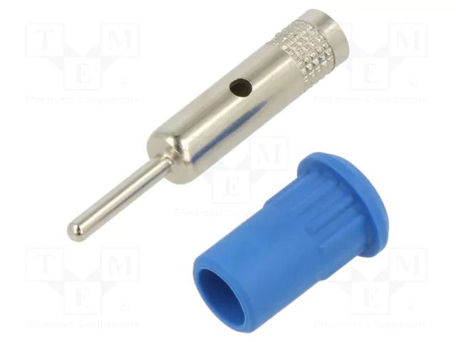 Connector: 4mm banana; socket; 30VAC; 60VDC; 25A; blue STÄUBLI EB4-IR/N-23