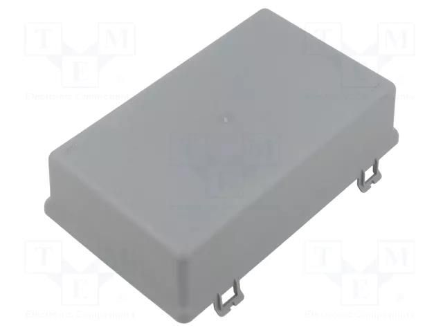 Cover; snap-fastener; polypropylene; grey; Kit: cover MTA MTA-0101530