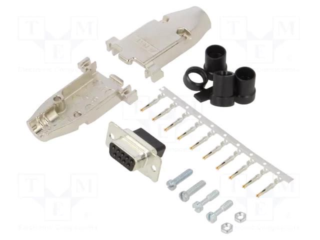 connector KIT,HDP-20,RCPT,SIZE 1, 9 POSN TE Connectivity 749806-7