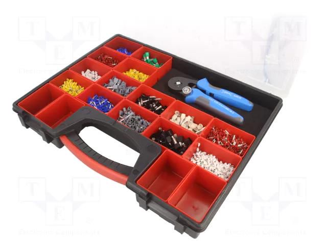 Kit: designed for terminal crimping; 0.75÷16mm2; box BM GROUP BM00417