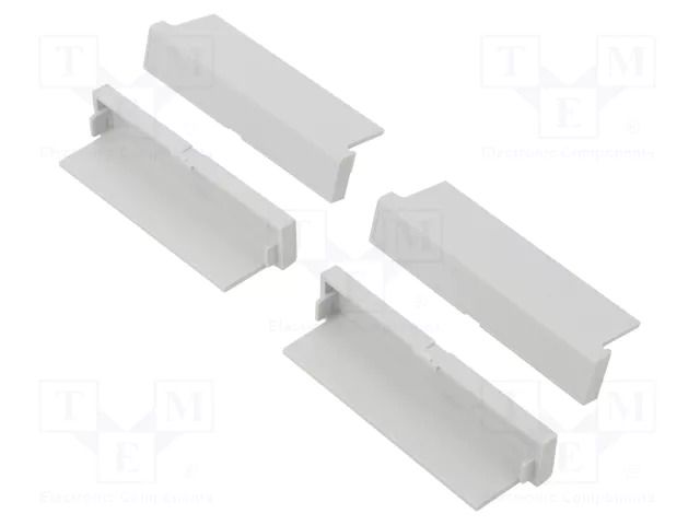 Terminals cover; light grey; UL94V-0; ABS; 4pcs. KRADEX ZD4TCJ-ABS-V0