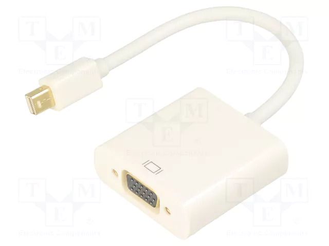 Converter; D-Sub 15pin HD socket,mini DisplayPort plug; 0.15m ART ART-AL-OEM-90